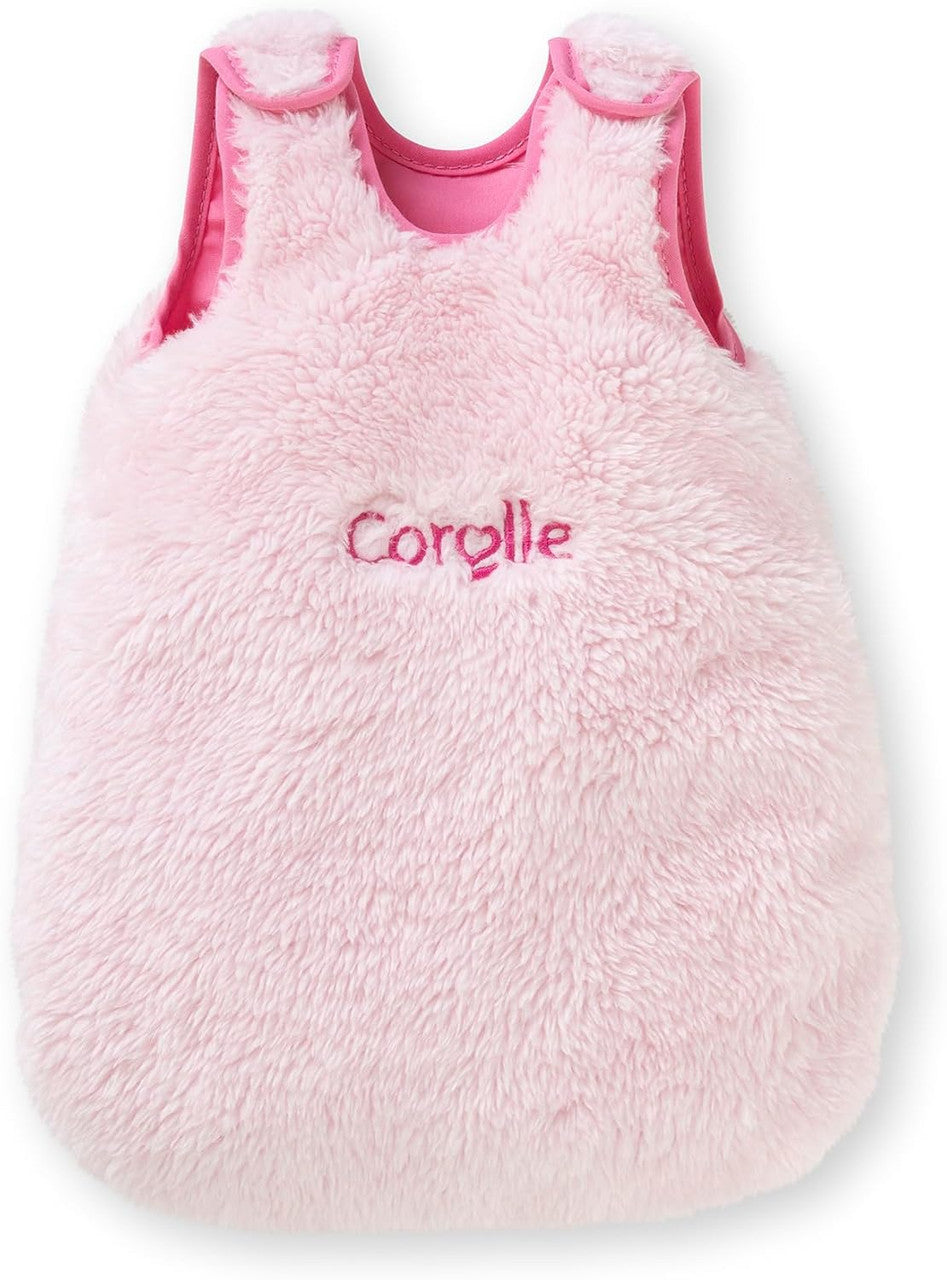 Corolle - Pink Plush Sleeping Bag for Mon Premier 30cm Baby Doll