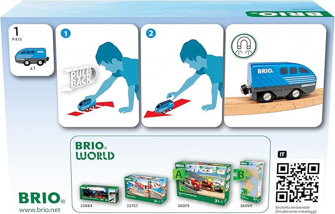 BRIO World - Pull Back Train 36019