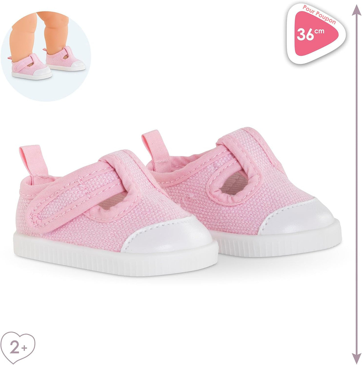 Corolle - Mon Classique Pink Sneakers for 36cm Baby Doll
