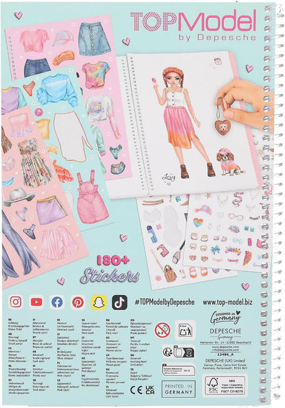 TOPModel - Dress Me Up Big Sticker Book - Lexy & Janet