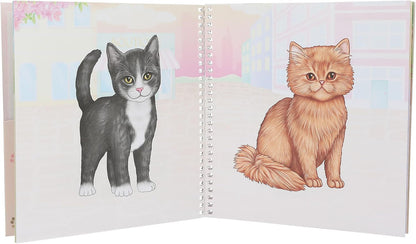 TOPModel - Dress Me Up Stickerbook - Kitty