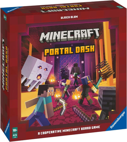 Ravensburger - Minecraft Portal Dash Strategy Board Game