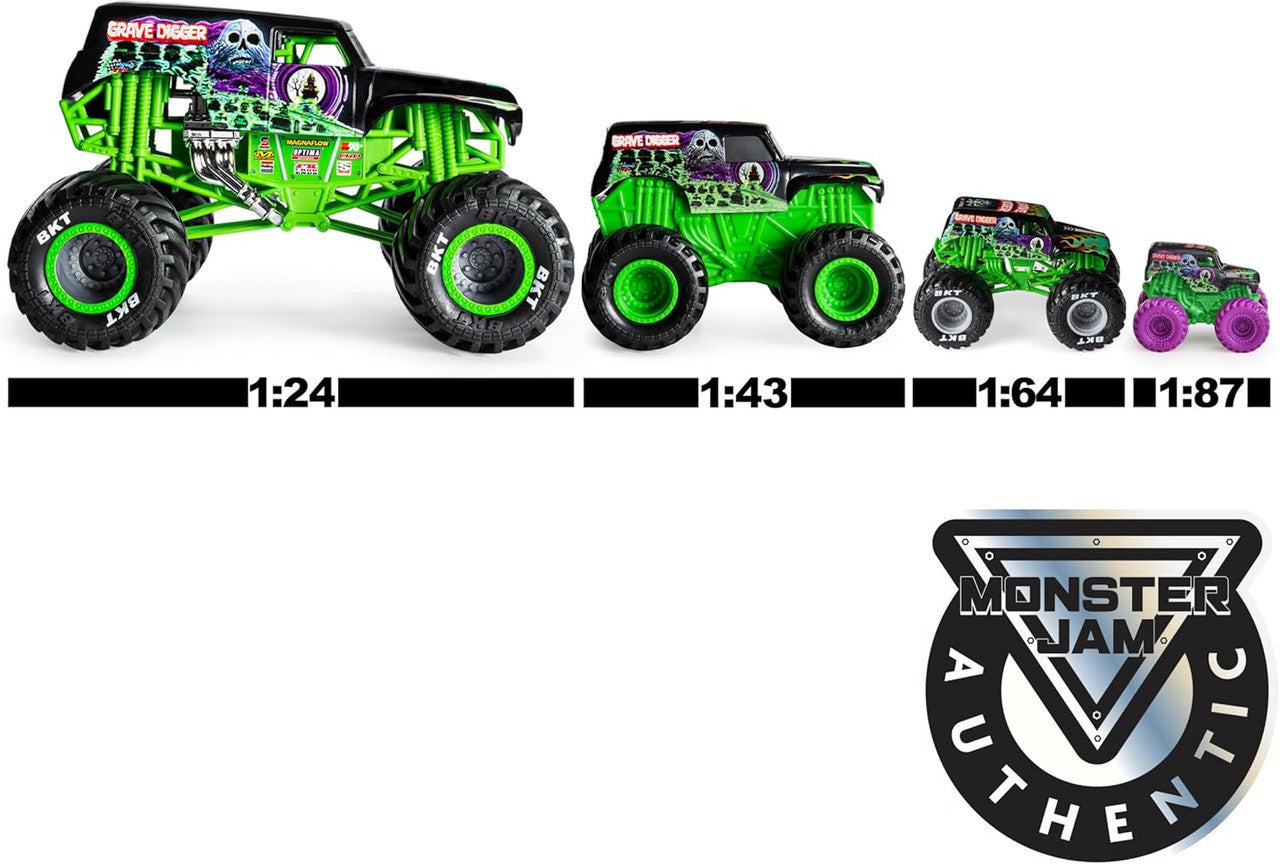 Monster Jam - Marvel Official Diecast Monster Trucks 1:64 -  Captain America Vs Winter Soldier