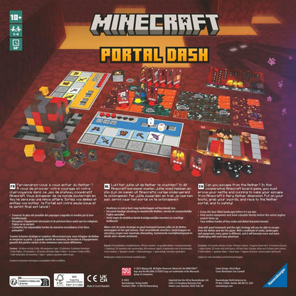 Ravensburger - Minecraft Portal Dash Strategy Board Game