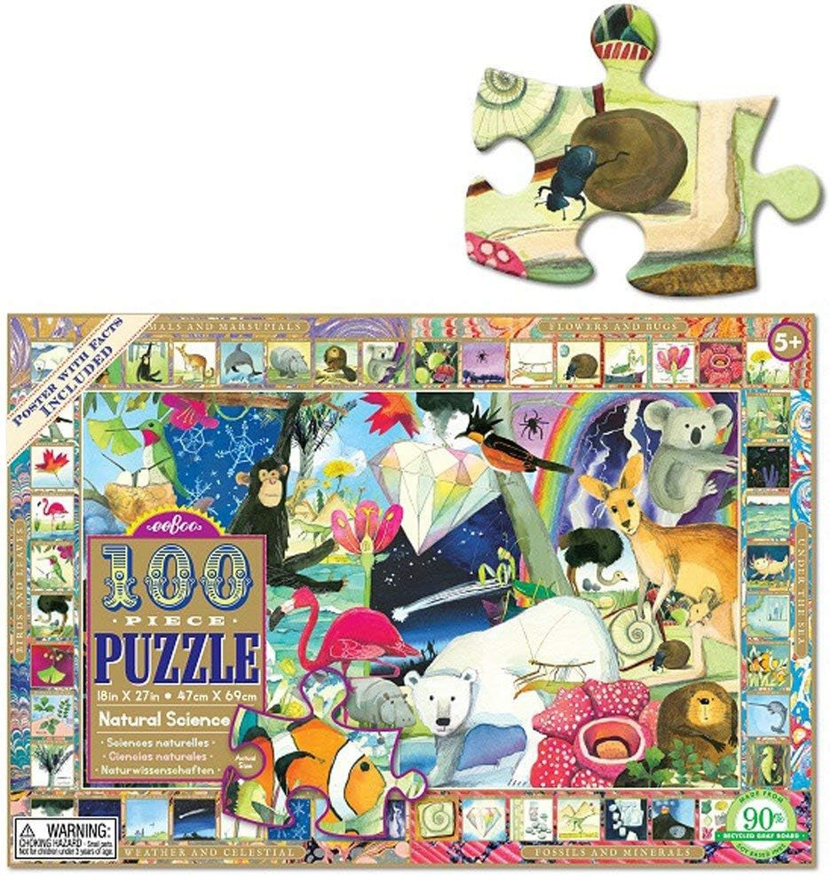 eeBoo 100pc - Natural Science puzzle