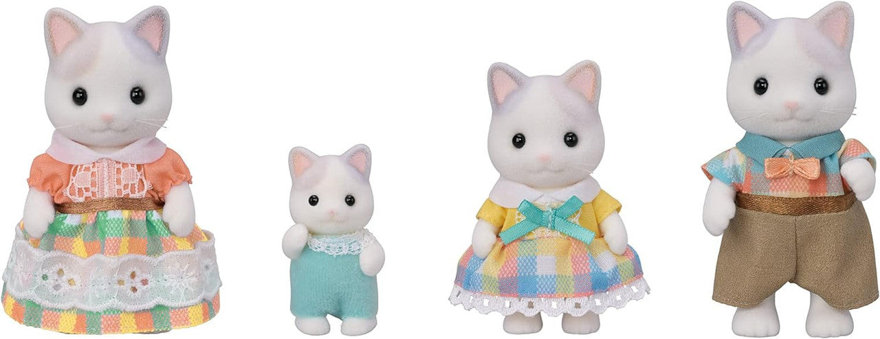 Sylvanian Families - Latte Cat Family