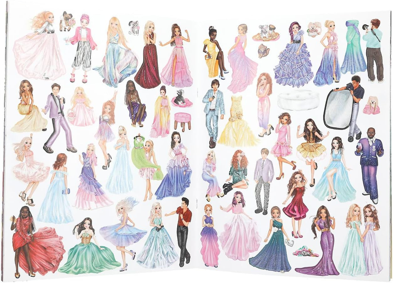 TOPModel -  Glamour Stickerworld Activity Book