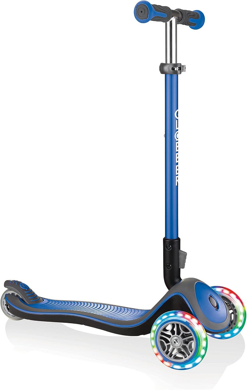 Globber - ELITE DELUXE with Lights - Navy Blue