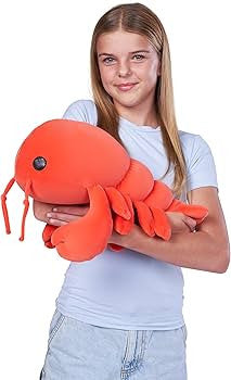 ZURU - Hug-a-Lumps Weighted Plush 1.5kg - Lenny the Lobster