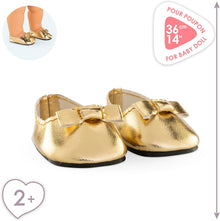Corolle - Gold Ballet Flats for Corolle 36cm Mon Grand Baby Dolls