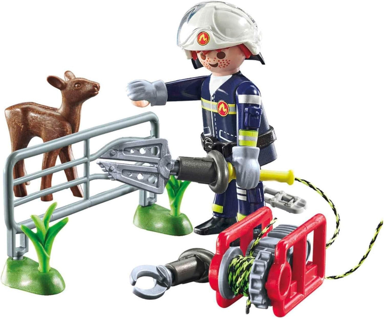 Playmobil - Action Heroes - Firefighters Animal Rescue 71467