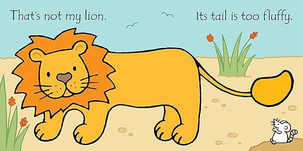 Usborne - That's Not My Lion... Touchy-Feely Book (Green)