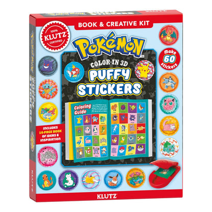 Klutz - Pokemon Color-In 3D Puffy Stickers