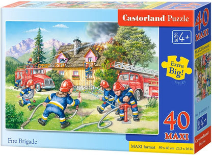 Castorland - Fire Brigade 40pc Maxi