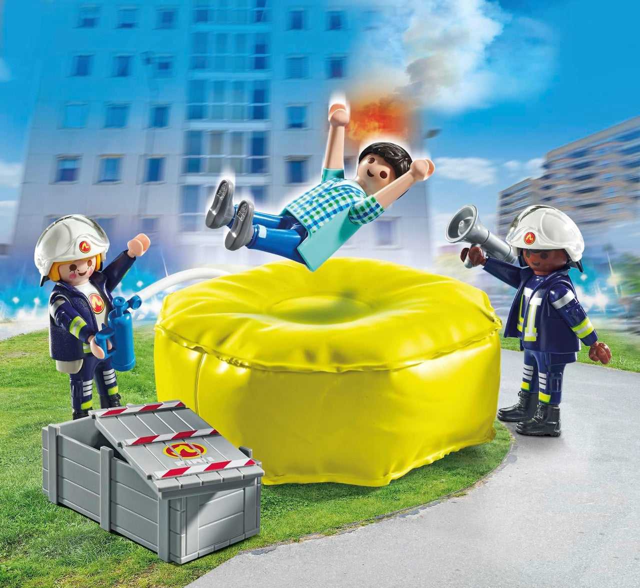 Playmobil - Firefighter with Air Pillow 71465