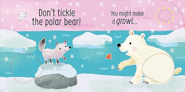 Usborne Touchy-Feely Sounds Book - Don't Tickle the Polar Bear