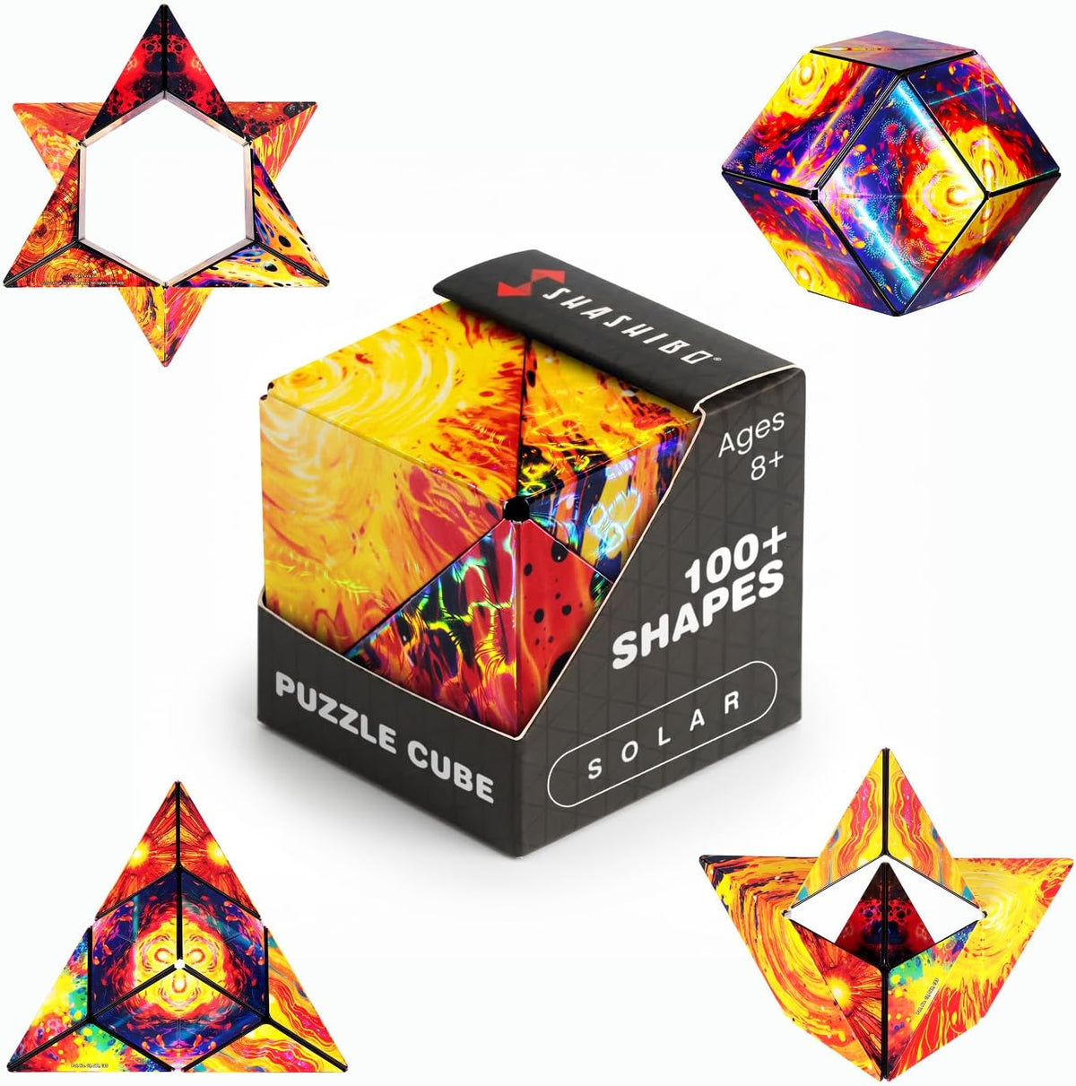 Shashibo Puzzle Cube - Solar | Magnetic Transforming Puzzle