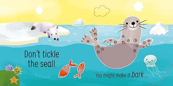 Usborne Touchy-Feely Sounds Book - Don't Tickle the Polar Bear