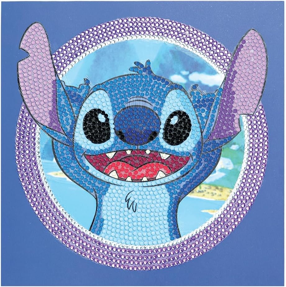 Crystal Art - Stitch 18x18cm Card product image 1