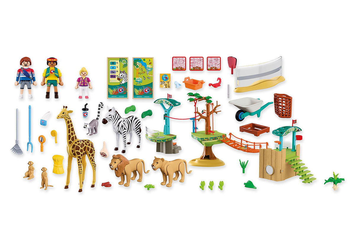 Playmobil Zoo Wilderness Climbing Park 72070 | Safari Zoo Playset