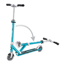Globber - FLOW ELEMENT Comfort LIGHTS Scooter - Aqua