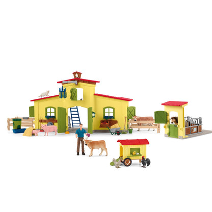 Schleich Farm Life -  Farm with Chicken Coop and Horse Box Bundle 72224