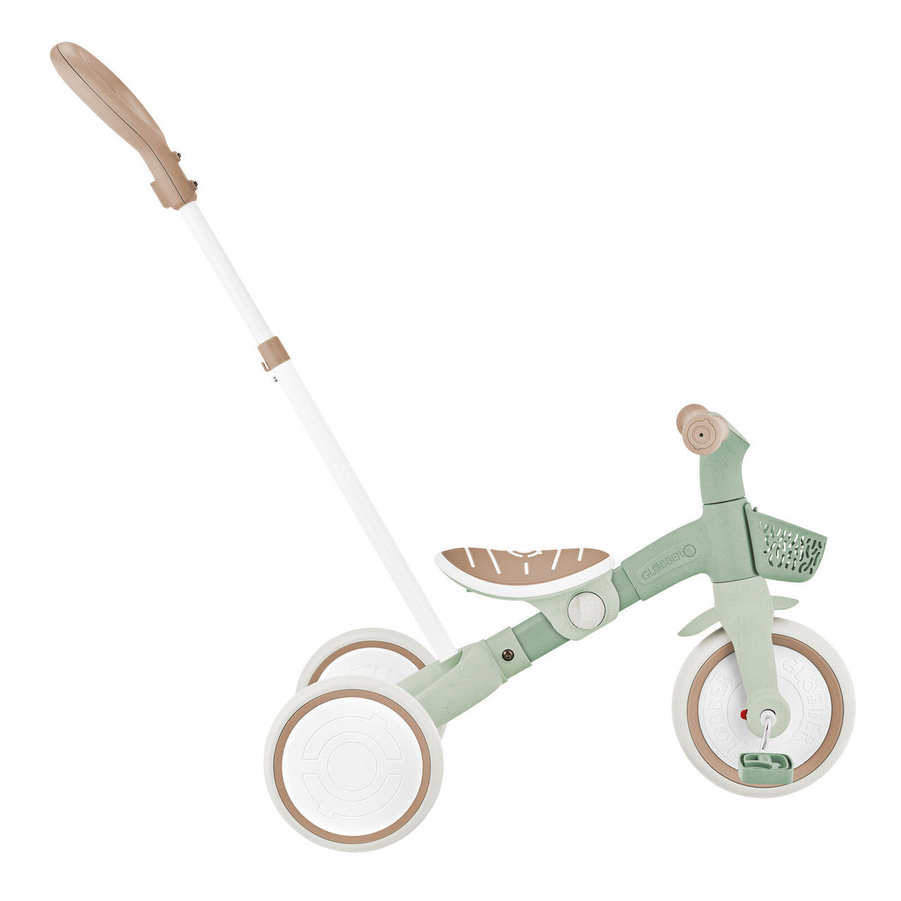 Globber - ECOLOGOC Learning Trike 3in1 PLUS - Pistachio