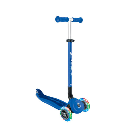 Globber - GO UP ACTIVE with Lights - Navy Blue/ Dark Blue