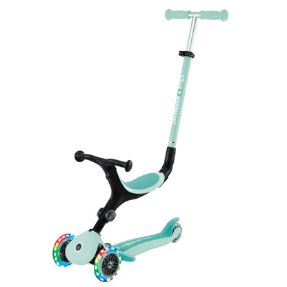 Globber - GO UP ACTIVE with Lights - Mint /Dark Mint