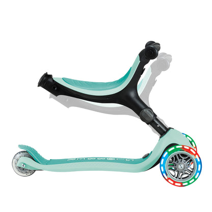 Globber - GO UP ACTIVE with Lights - Mint /Dark Mint
