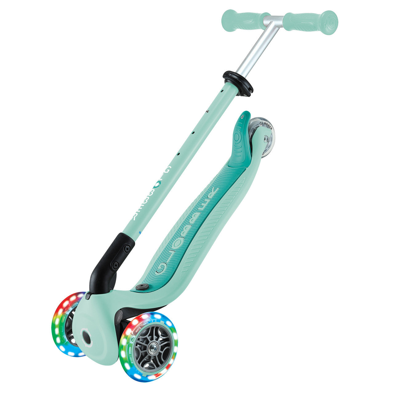 Globber - GO UP ACTIVE with Lights - Mint /Dark Mint