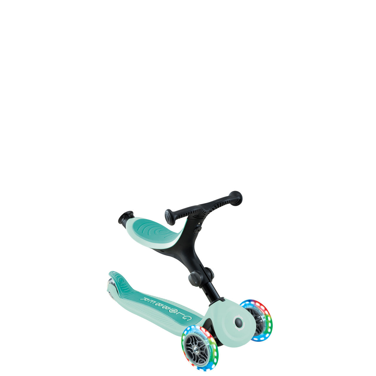 Globber - GO UP ACTIVE with Lights - Mint /Dark Mint