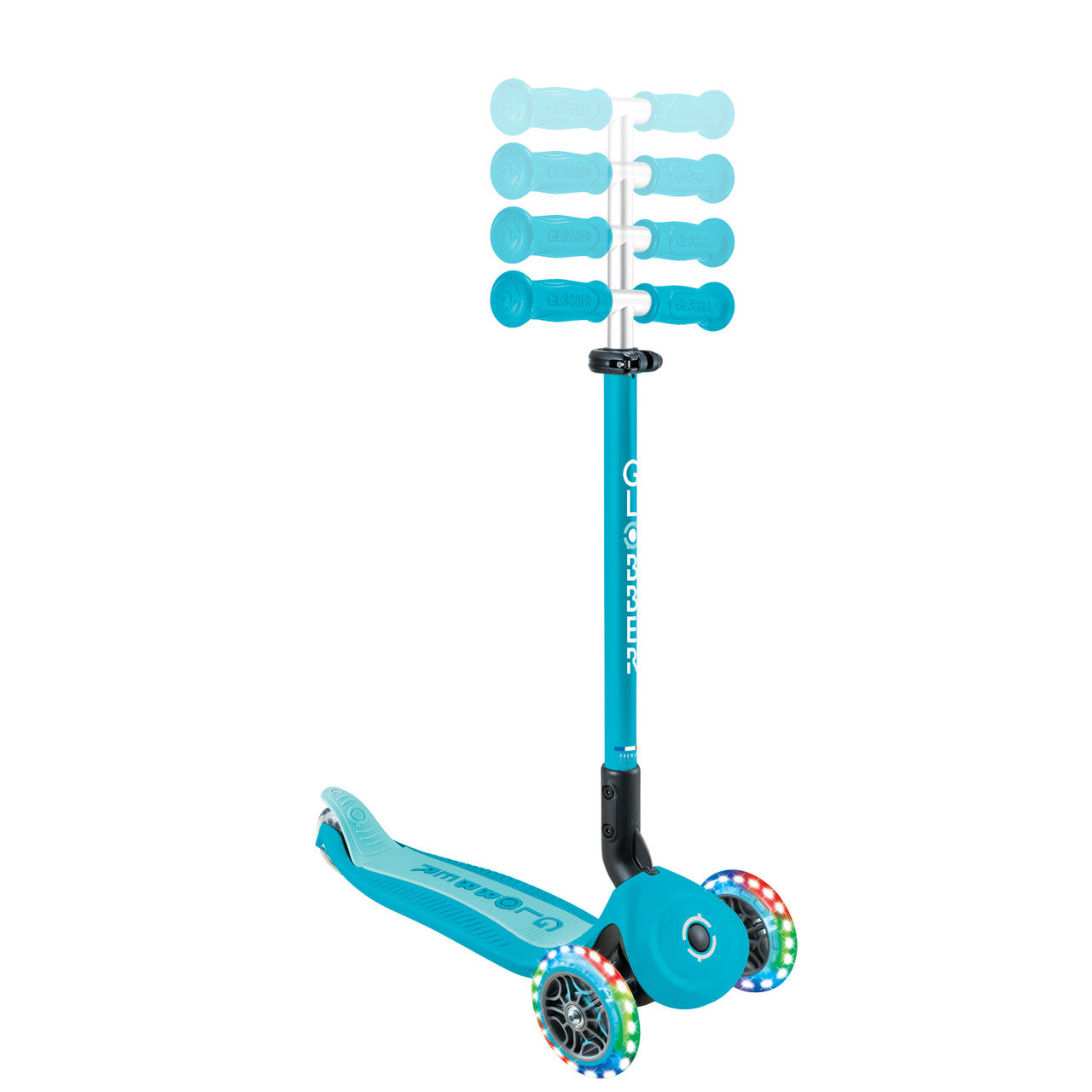 Globber - GO UP ACTIVE Lights 360 Ride-On Scooter - Aqua