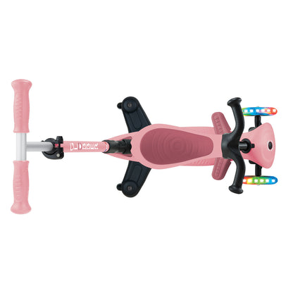 Globber - GO UP ACTIVE Lights 360 Ride-On Scooter - Pastel Pink