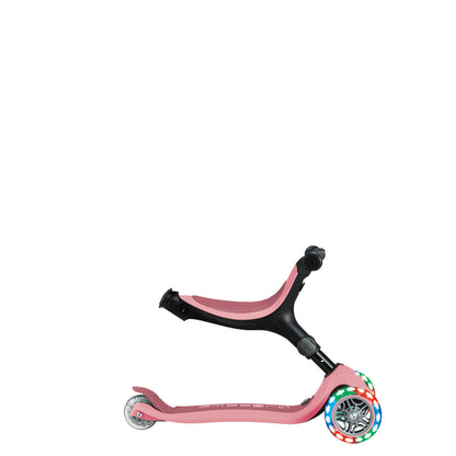 Globber - GO UP ACTIVE Lights 360 Ride-On Scooter - Pastel Pink
