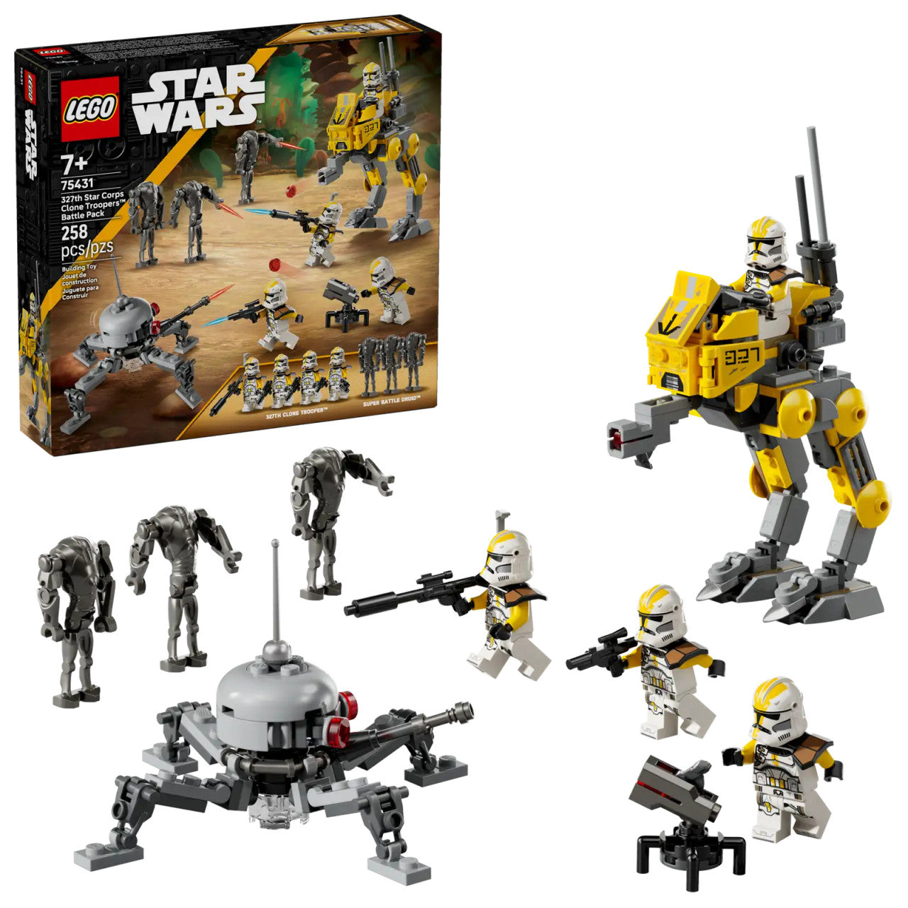 LEGO® Star Wars™ 327th Star Corps Clone Troopers™ Battle Pack 75431