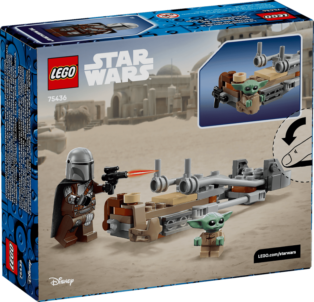 LEGO® Star Wars™ - The Mandalorian & Grogu's Speeder Bike™ 75436