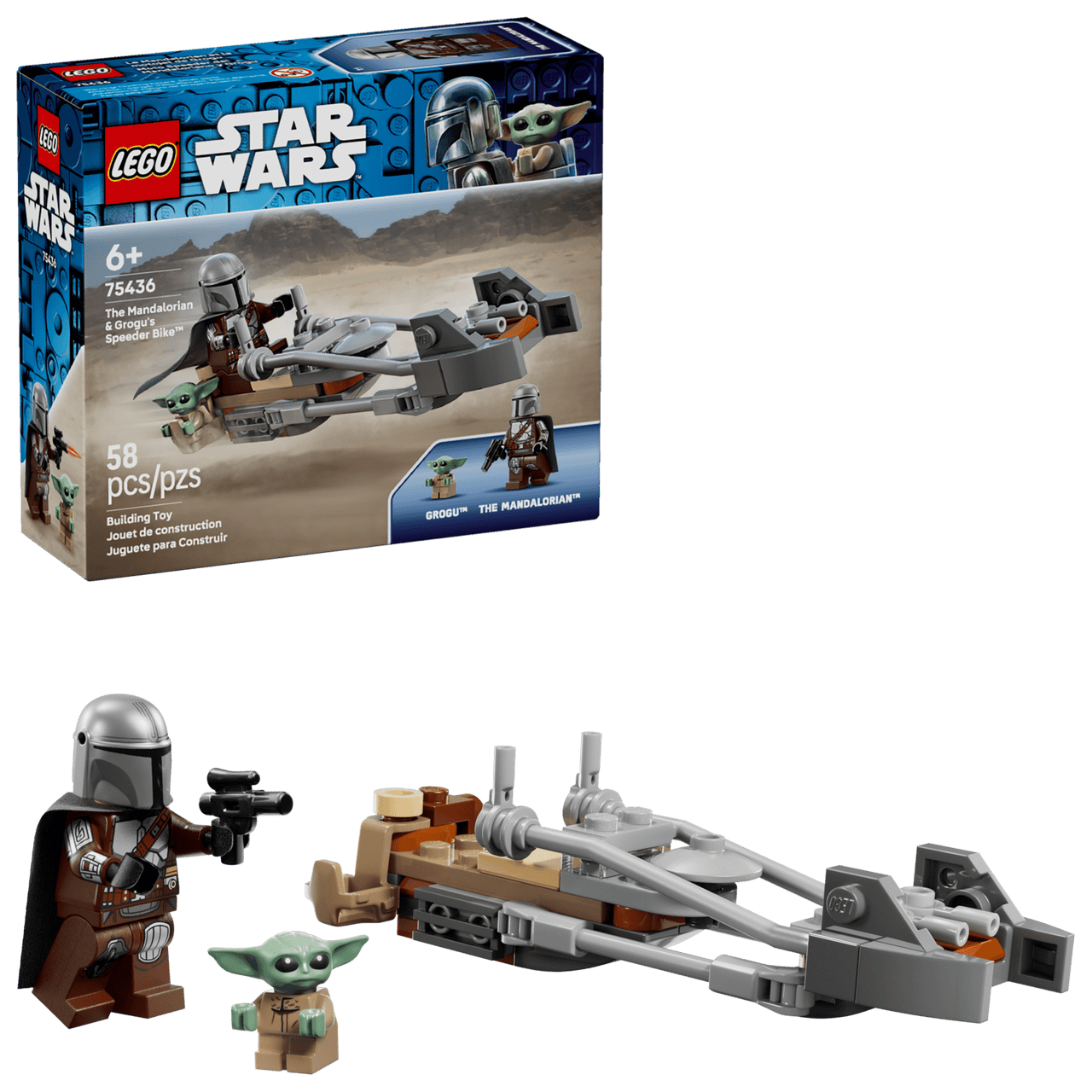 LEGO® Star Wars™ - The Mandalorian & Grogu's Speeder Bike™ 75436