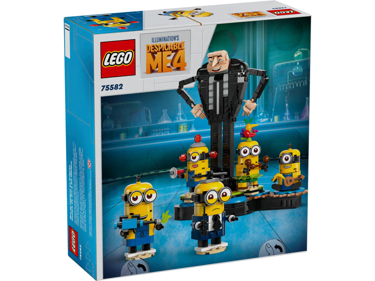 LEGO® Despicable Me 4 - Brick-Built Gru and Minions 75582
