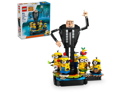 LEGO® Despicable Me 4 - Brick-Built Gru and Minions 75582