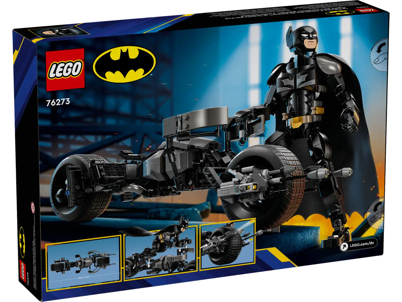 LEGO® Batman™ - Batman™ Construction Figure and the Bat-Pod Bike 76273