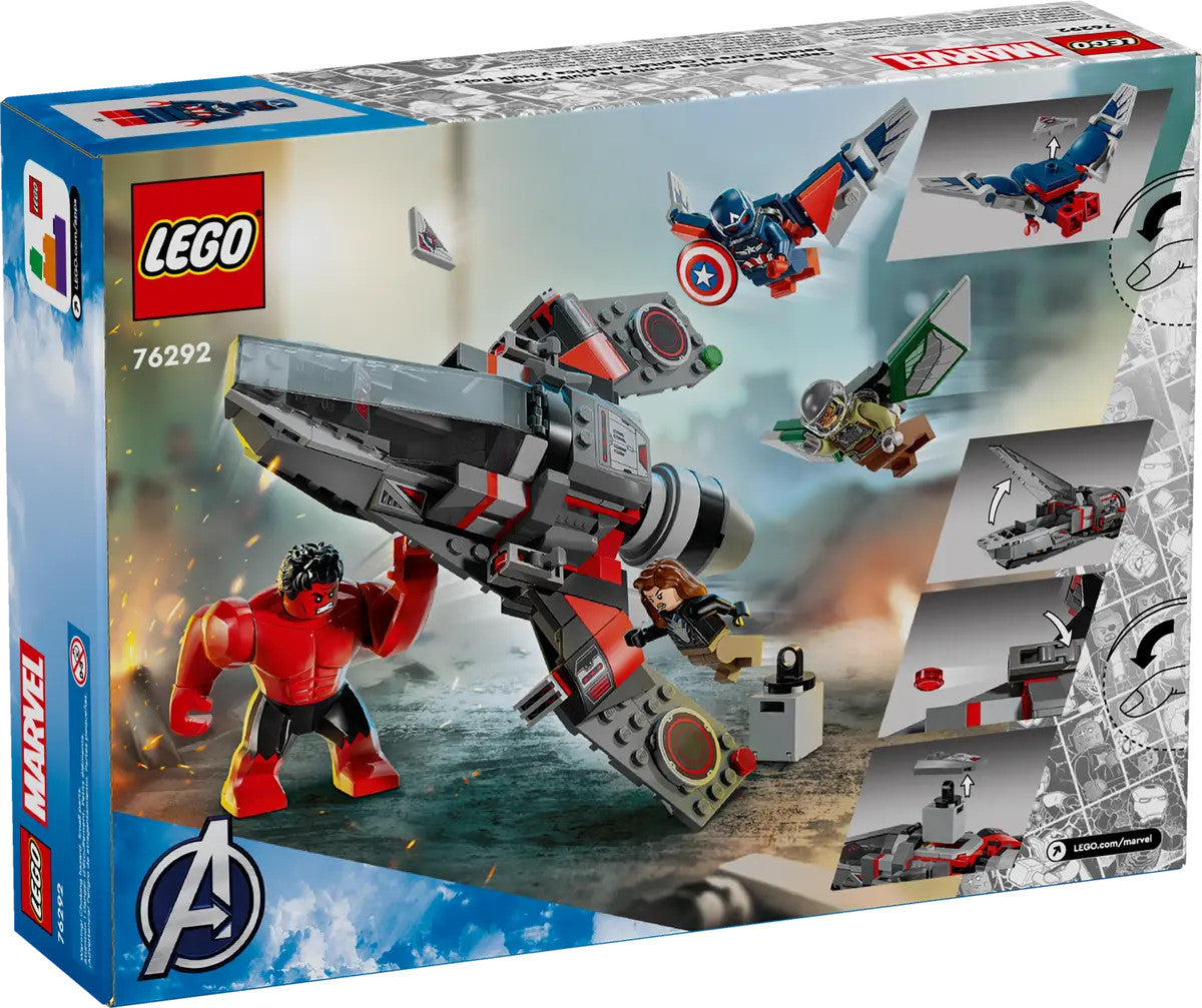 LEGO® Marvel - Captain America vs. Red Hulk Battle 76292
