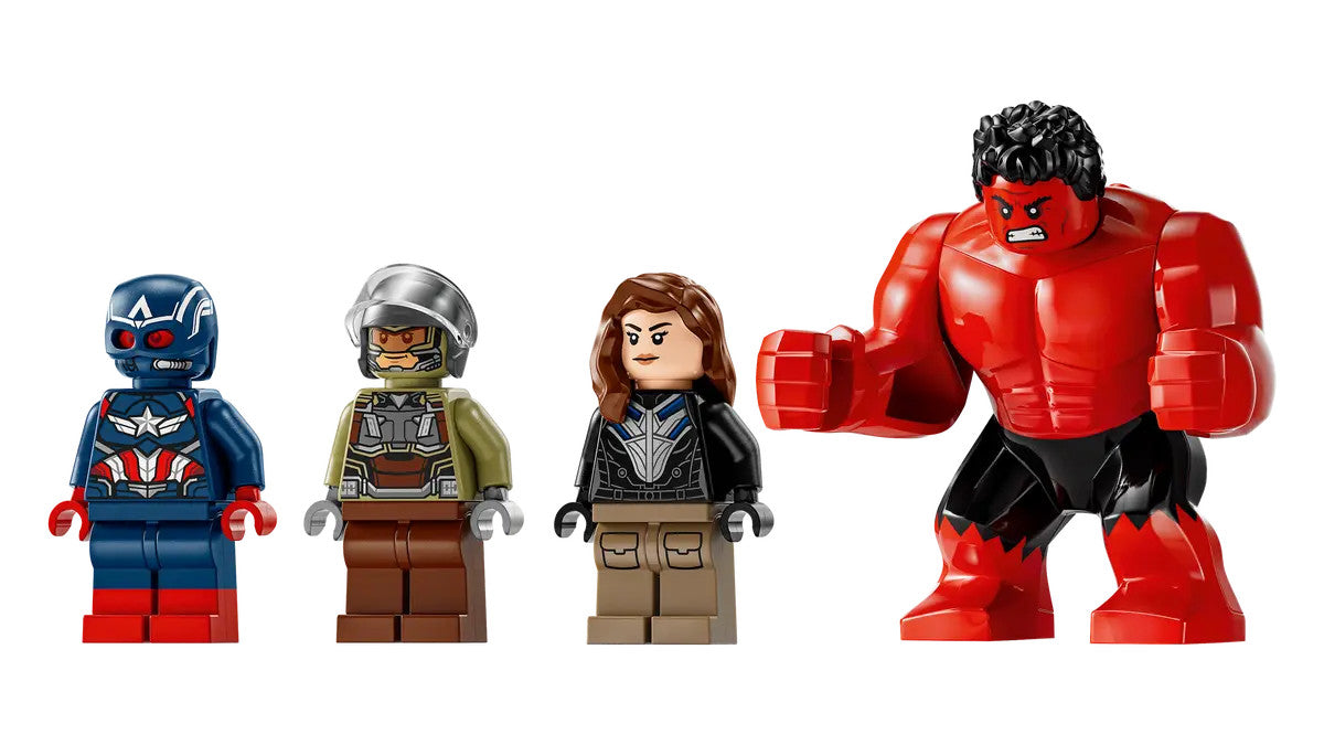 LEGO® Marvel - Captain America vs. Red Hulk Battle 76292