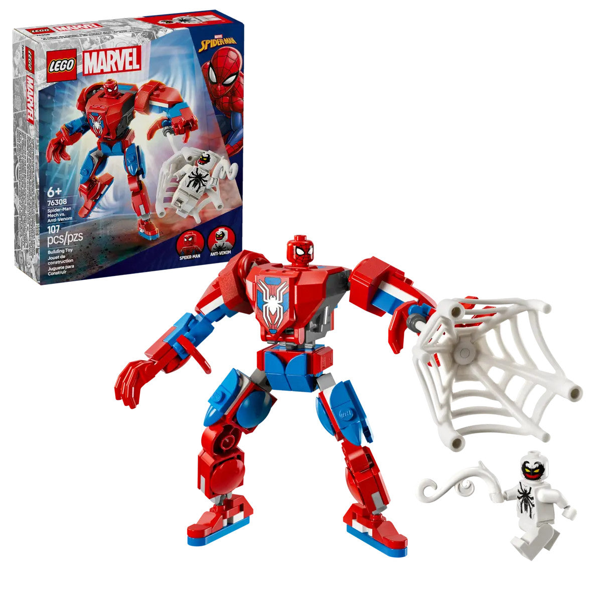 LEGO® Marvel - Spider-Man Mech vs. Anti-Venom 76308