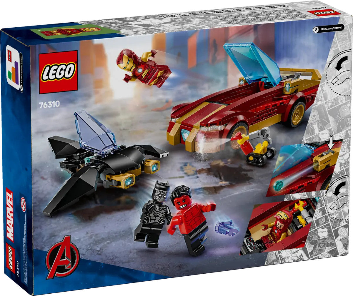 LEGO® Marvel - Iron Man Car & Black Panther vs. Red Hulk 76310