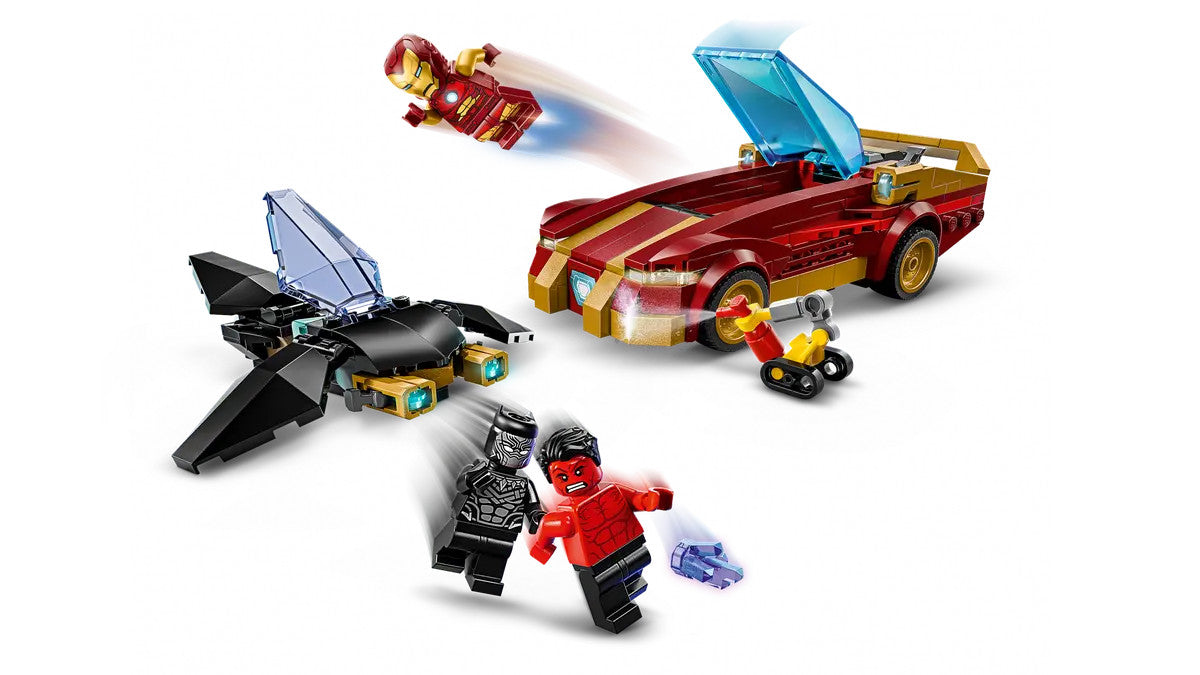 LEGO® Marvel - Iron Man Car & Black Panther vs. Red Hulk 76310