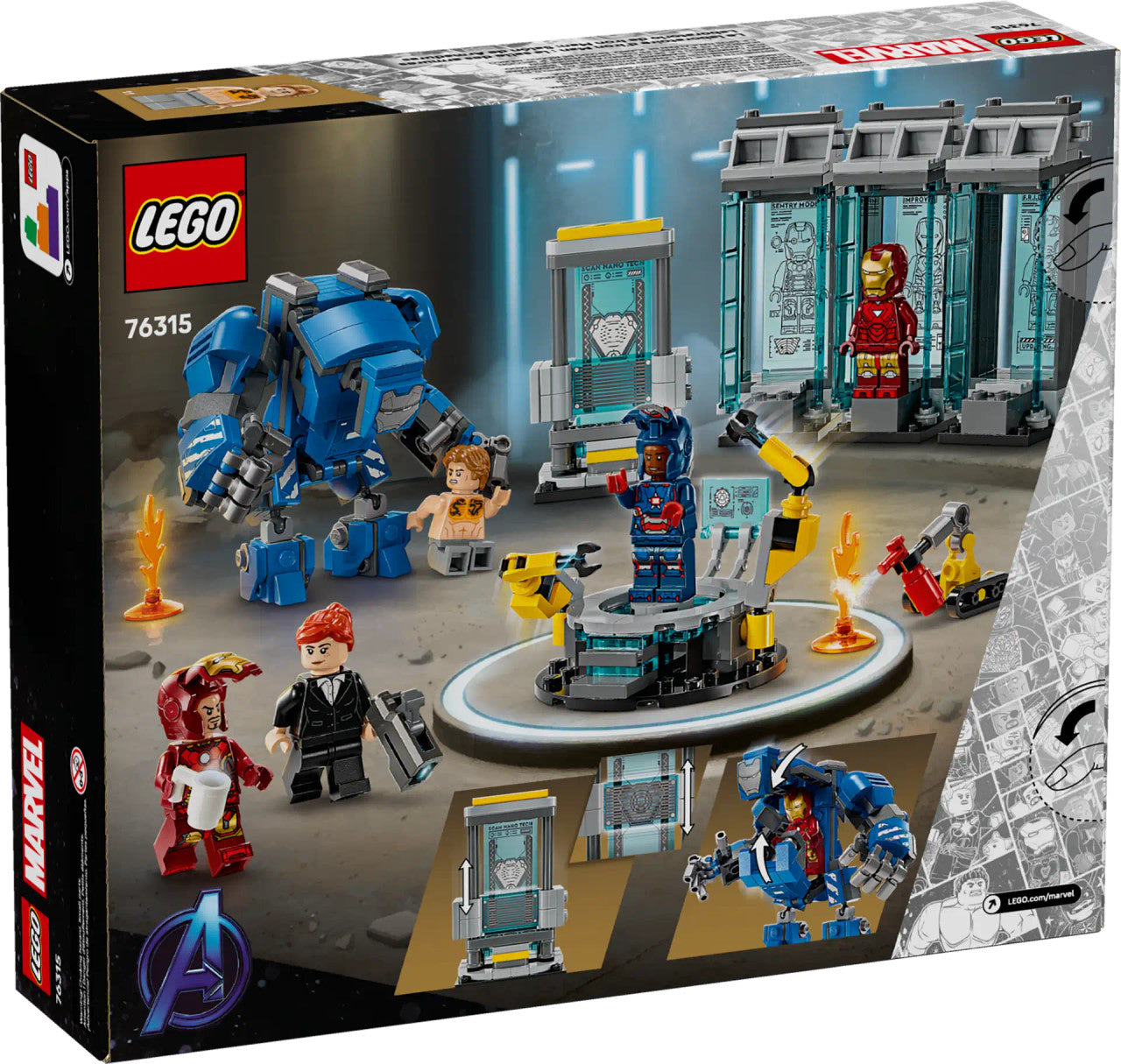 LEGO® Marvel -  Iron Man's Laboratory: Hall of Armor 76315