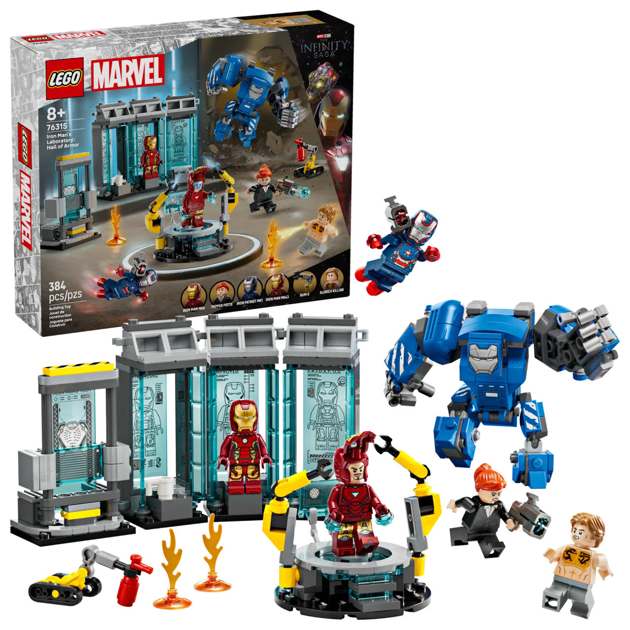 LEGO® Marvel -  Iron Man's Laboratory: Hall of Armor 76315