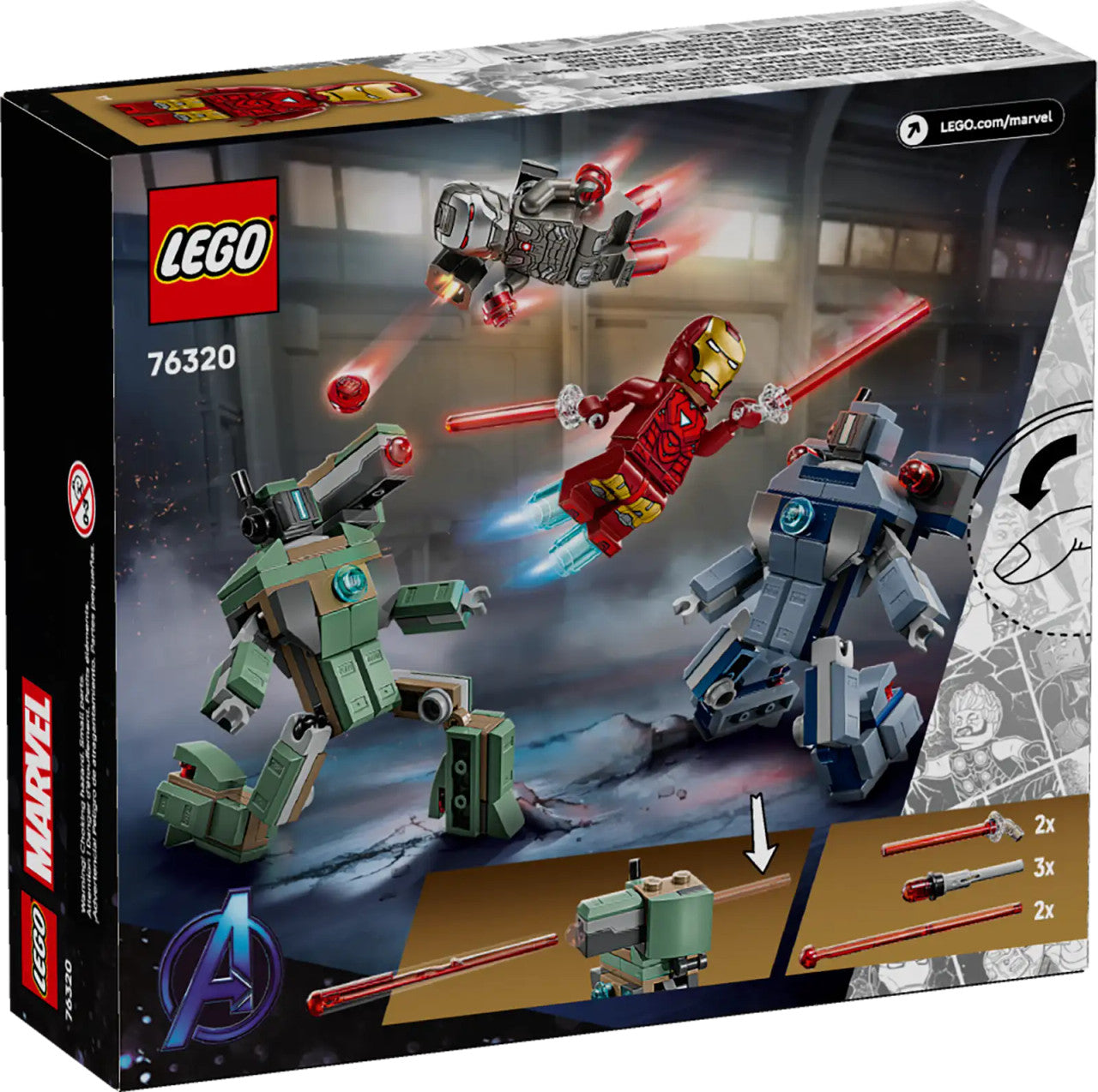 LEGO® Marvel - Iron Man & War Machine vs. Hammer Drones 76320