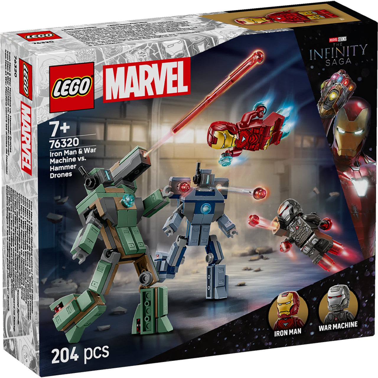 LEGO® Marvel - Iron Man & War Machine vs. Hammer Drones 76320